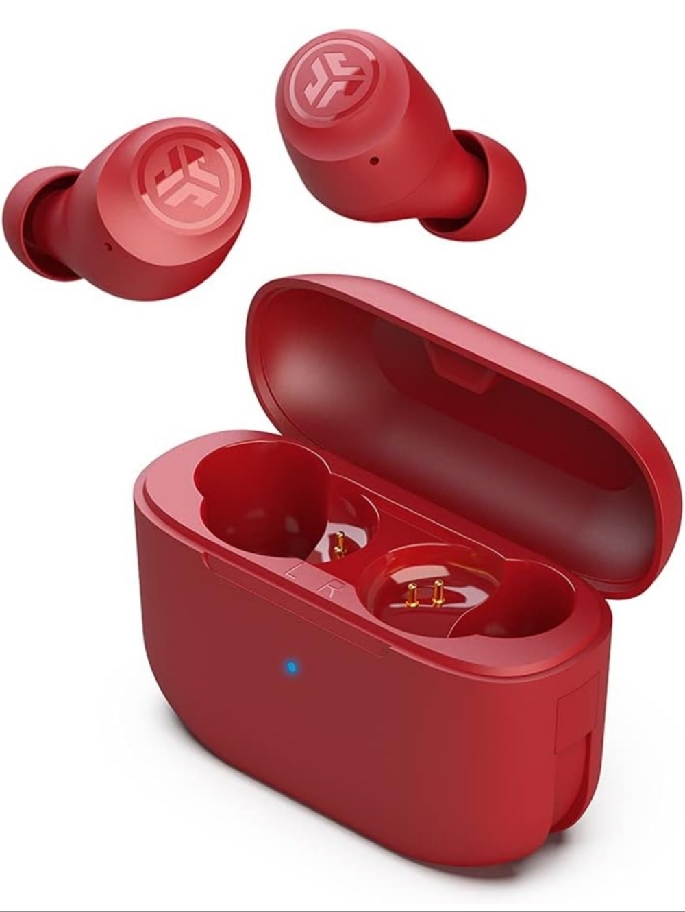 JLab True Wireless Earbuds in Red
